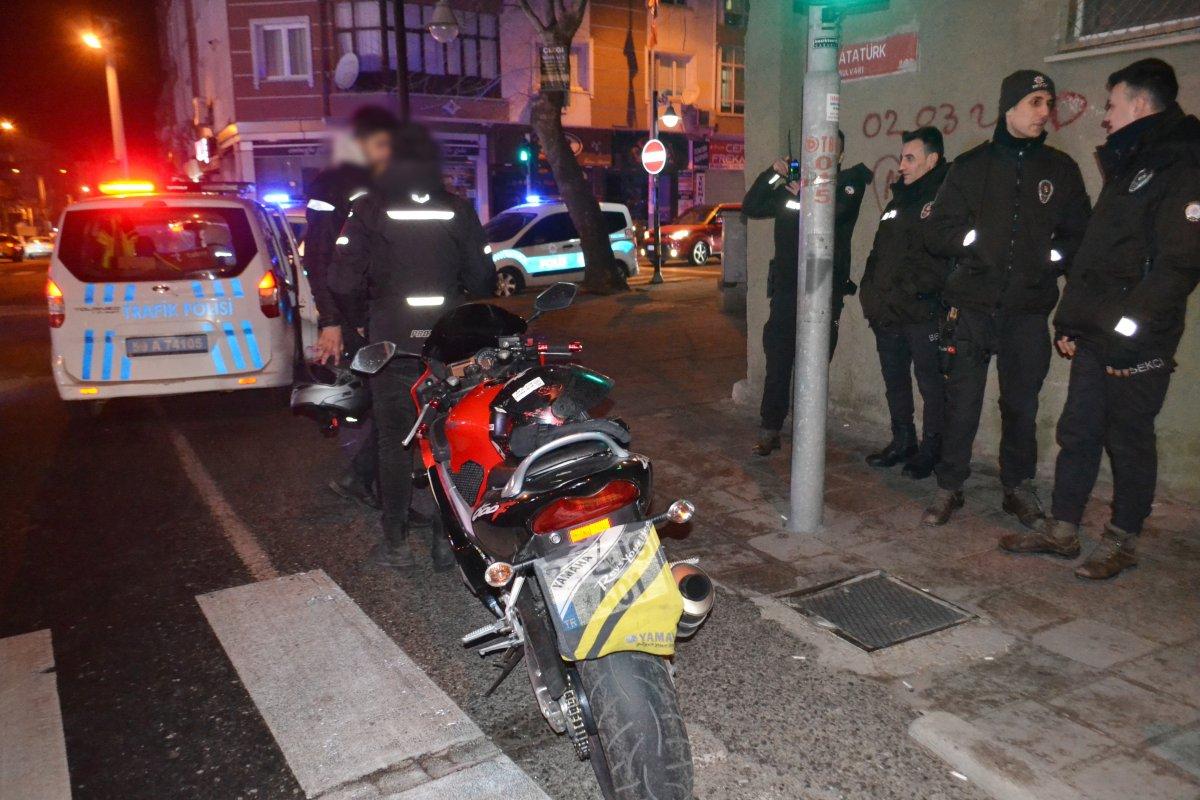 Tekirdağ'da motosikletli maskeyi plakaya taktı, 8 bin 895 lira ceza yedi