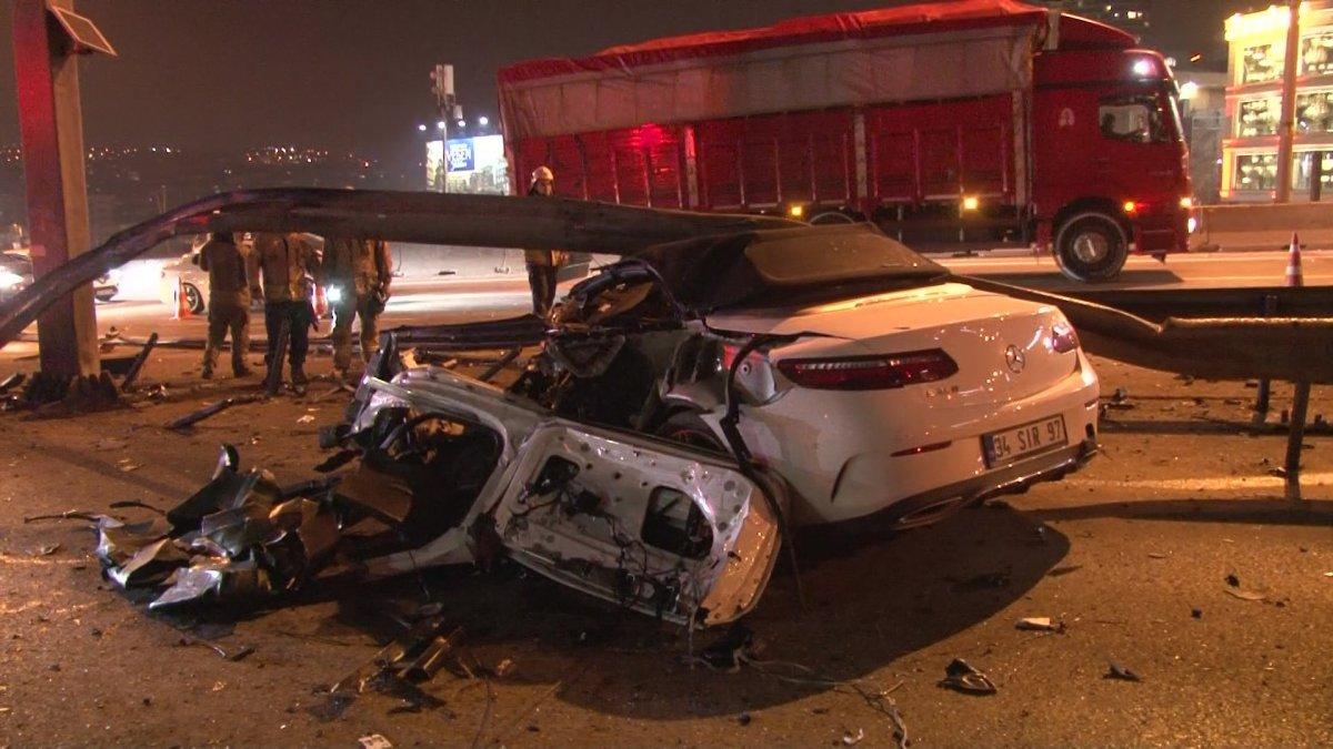 Kadıköy D-100 karayolunda feci kaza