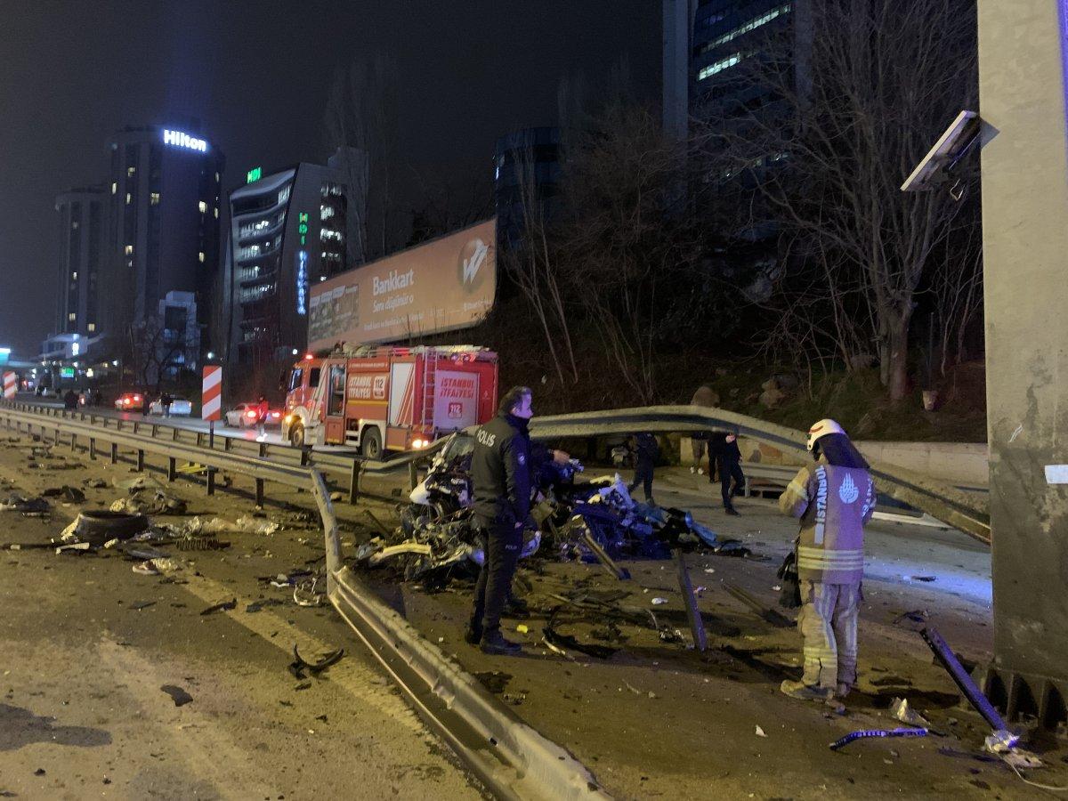 Kadıköy D-100 karayolunda feci kaza