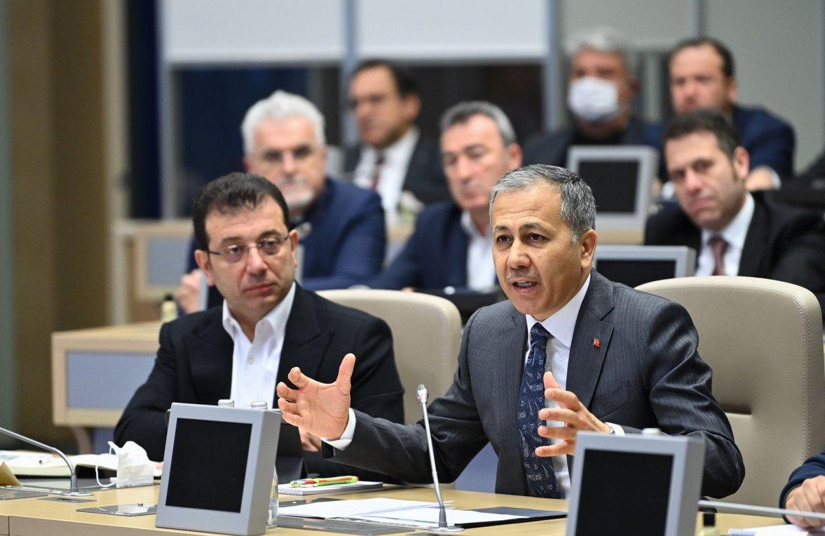 Ali Yerlikaya ve Ekrem İmamoğlu'ndan karla mücadele toplantısı