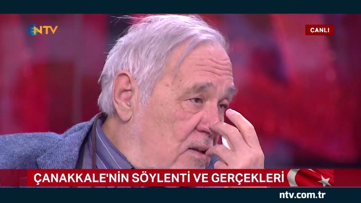 İlber Ortaylı canlı yayında gözyaşlarına hakim olamadı