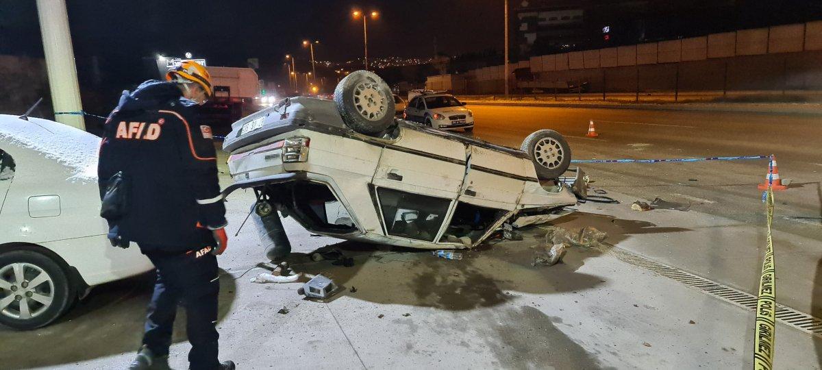 Karabük'te alkollü sürücünün kazası