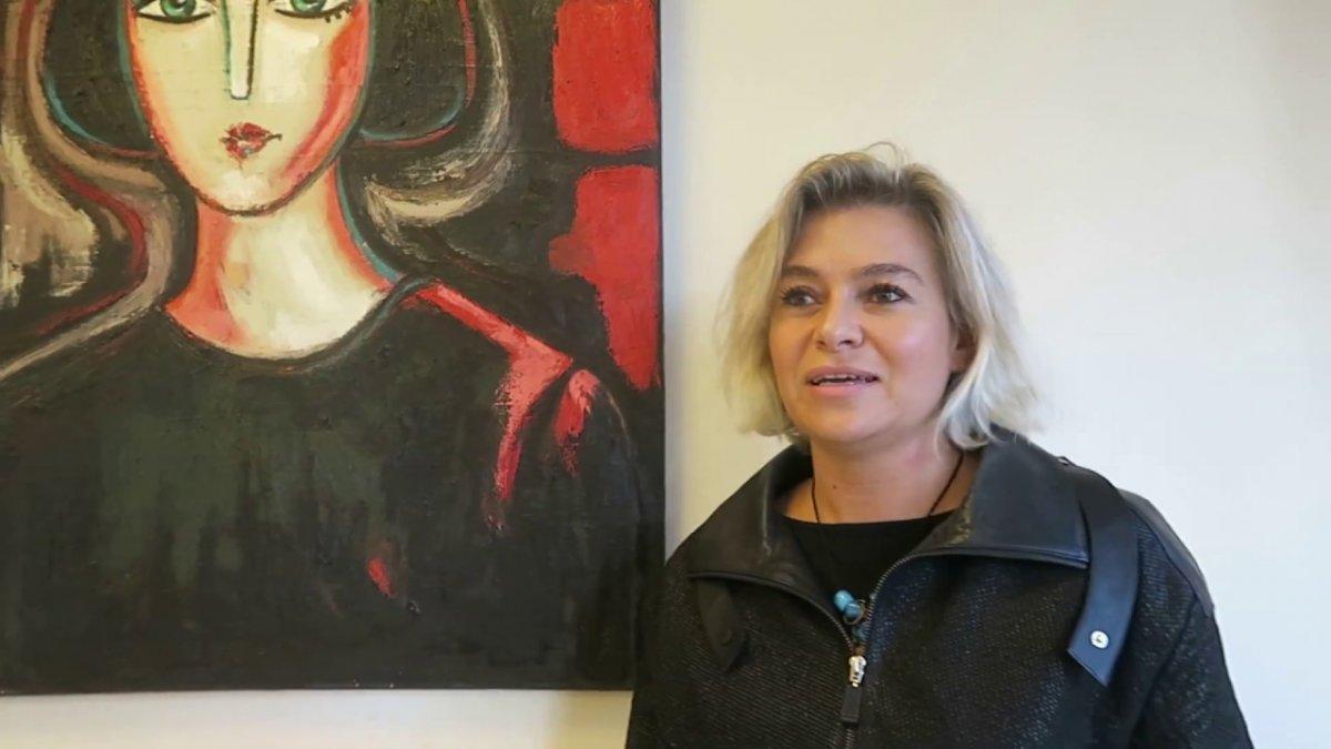 Ünal Karaman'ın eşinden Mehmetçik için resim sergisi