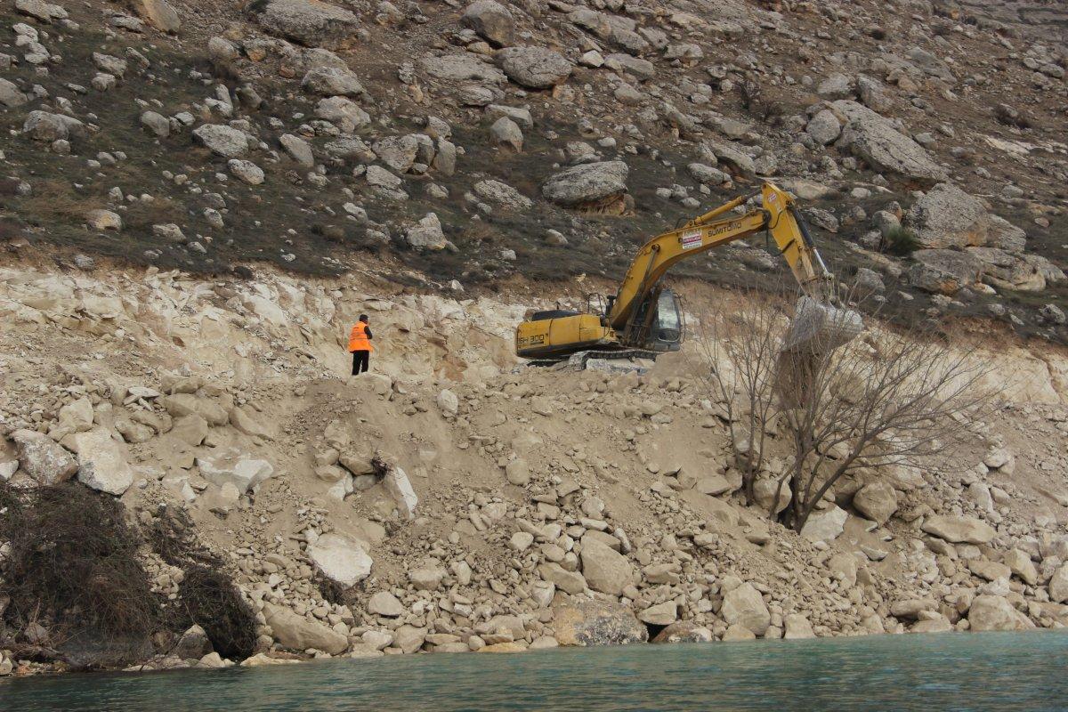 Halfeti’de tarihi batık mahalle turizme kazandırılıyor