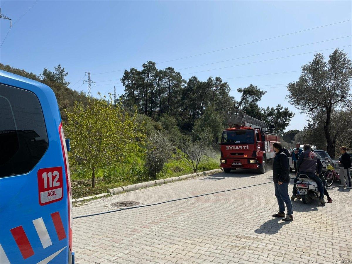 Muğla'da, ormanlık alanda çıkan yangın söndürüldü