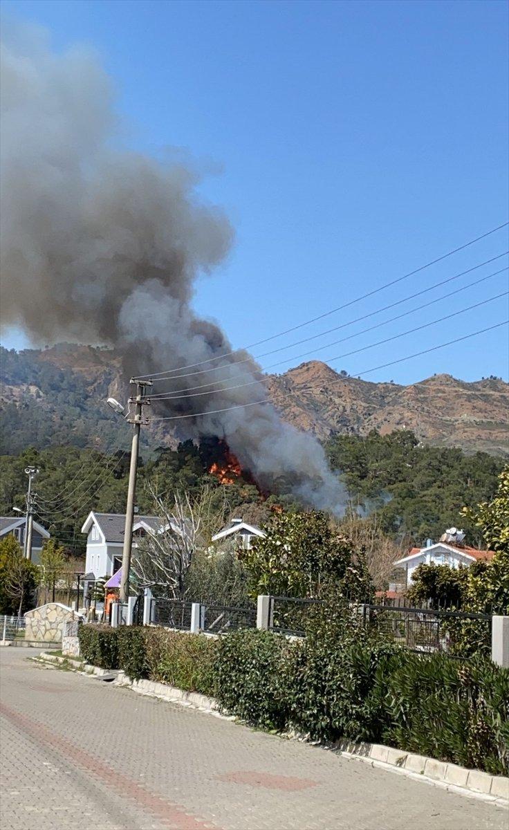 Muğla'da, ormanlık alanda çıkan yangın söndürüldü