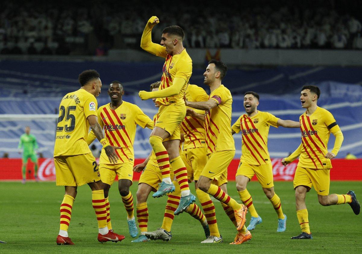 El Clasico'da Barcelona'dan 4 gol