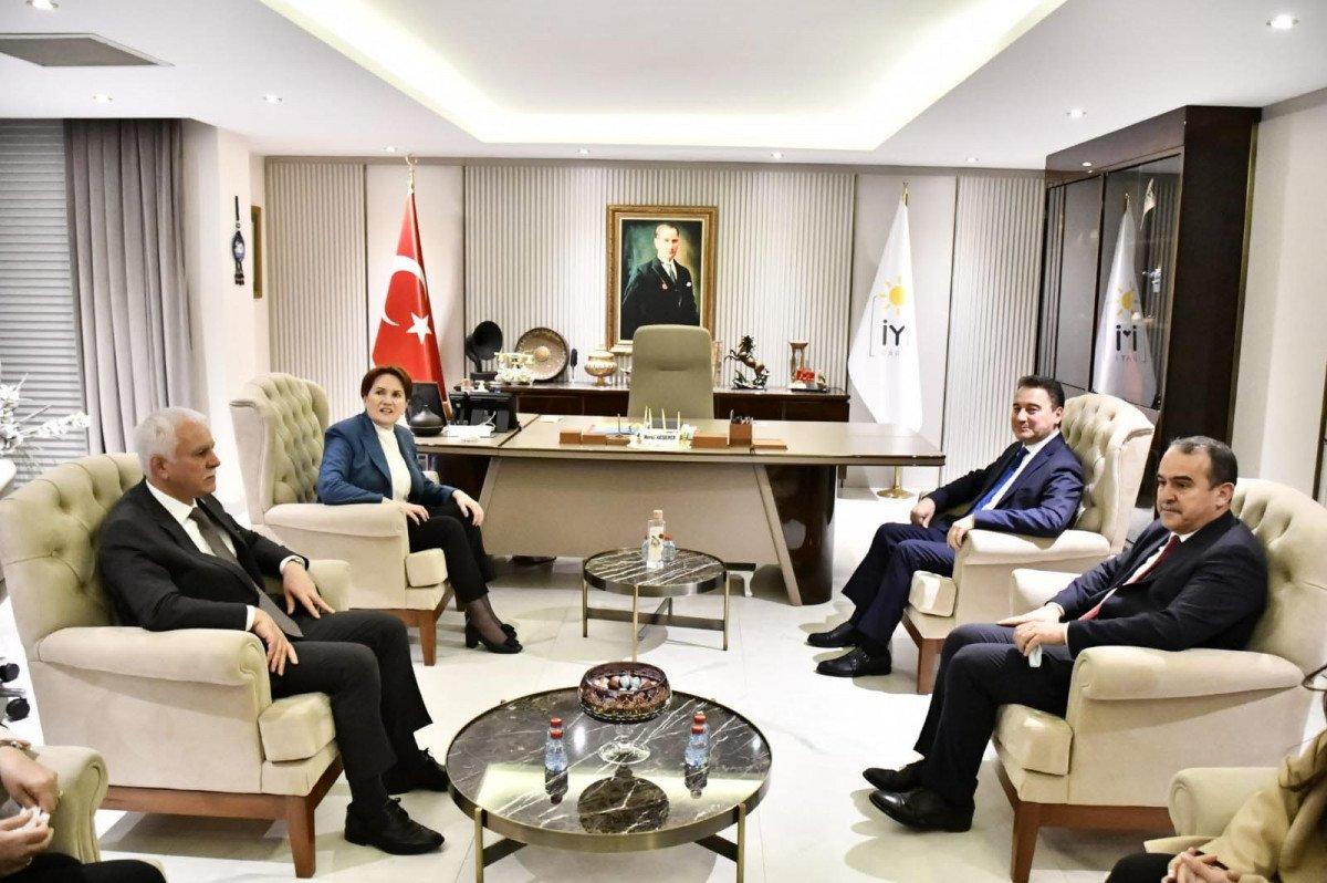 Ali Babacan'dan Meral Akşener'e ziyaret