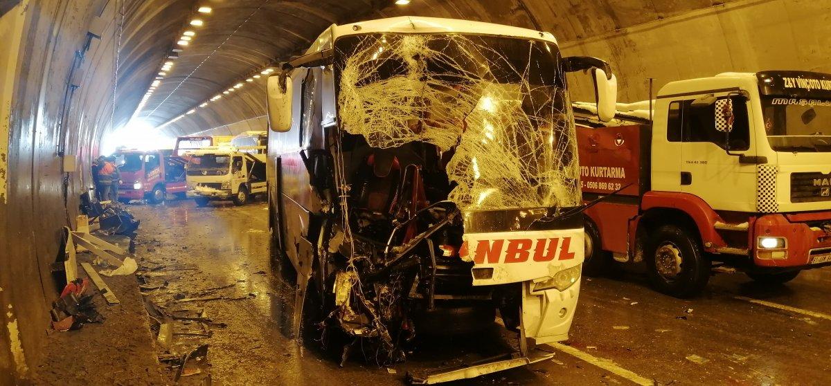 Bolu Dağı Tüneli’nde 18 aracın karıştığı kazayla ilgili yeni gelişme