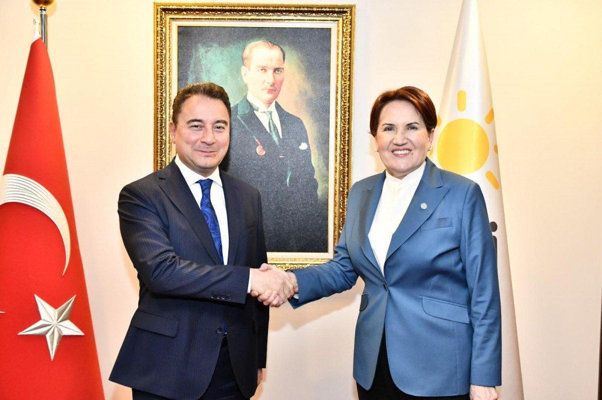 Ali Babacan'dan Meral Akşener'e ziyaret