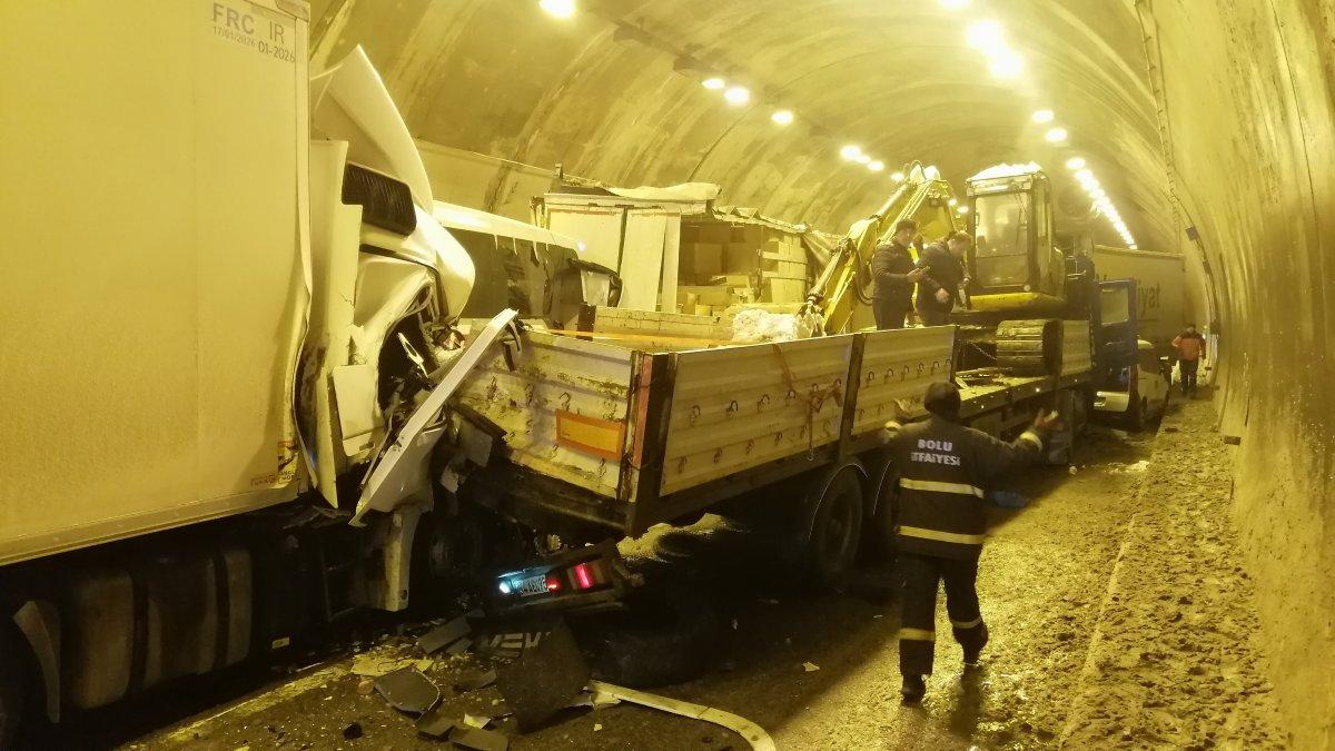 Bolu Dağı Tüneli’nde 18 aracın karıştığı kazayla ilgili yeni gelişme