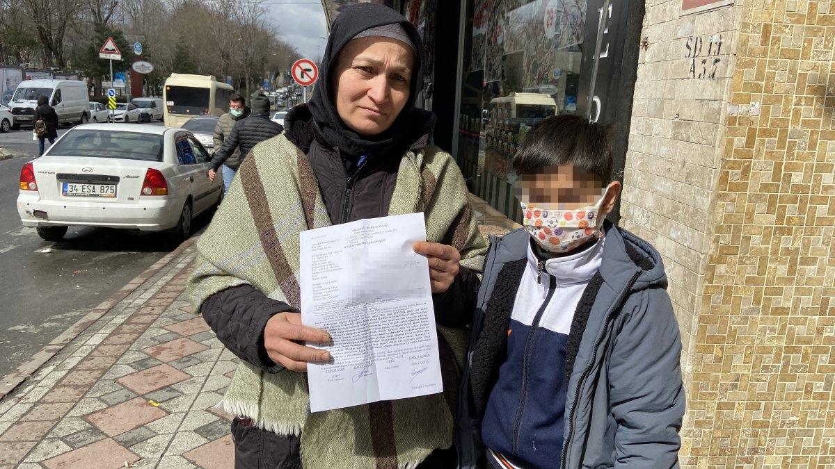 Eyüpsultan'da tanımadığı çocuğa yumrukla saldırdı