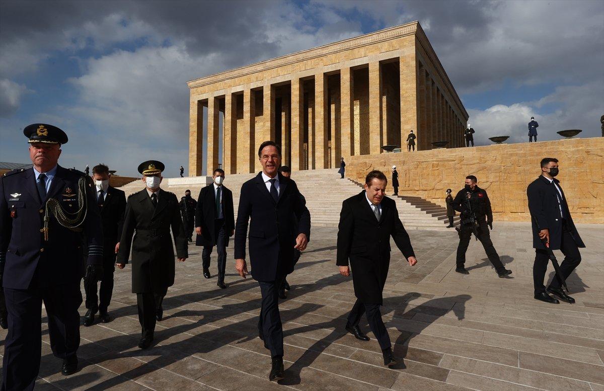 Hollanda Başbakanı Rutte, Ankara'da