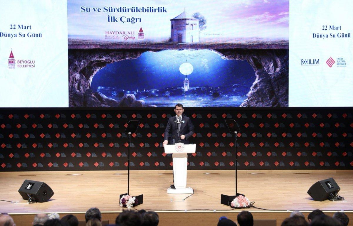 Murat Kurum, Su ve Sürdürülebilirlik İlk Çağrı Programı'na katıldı