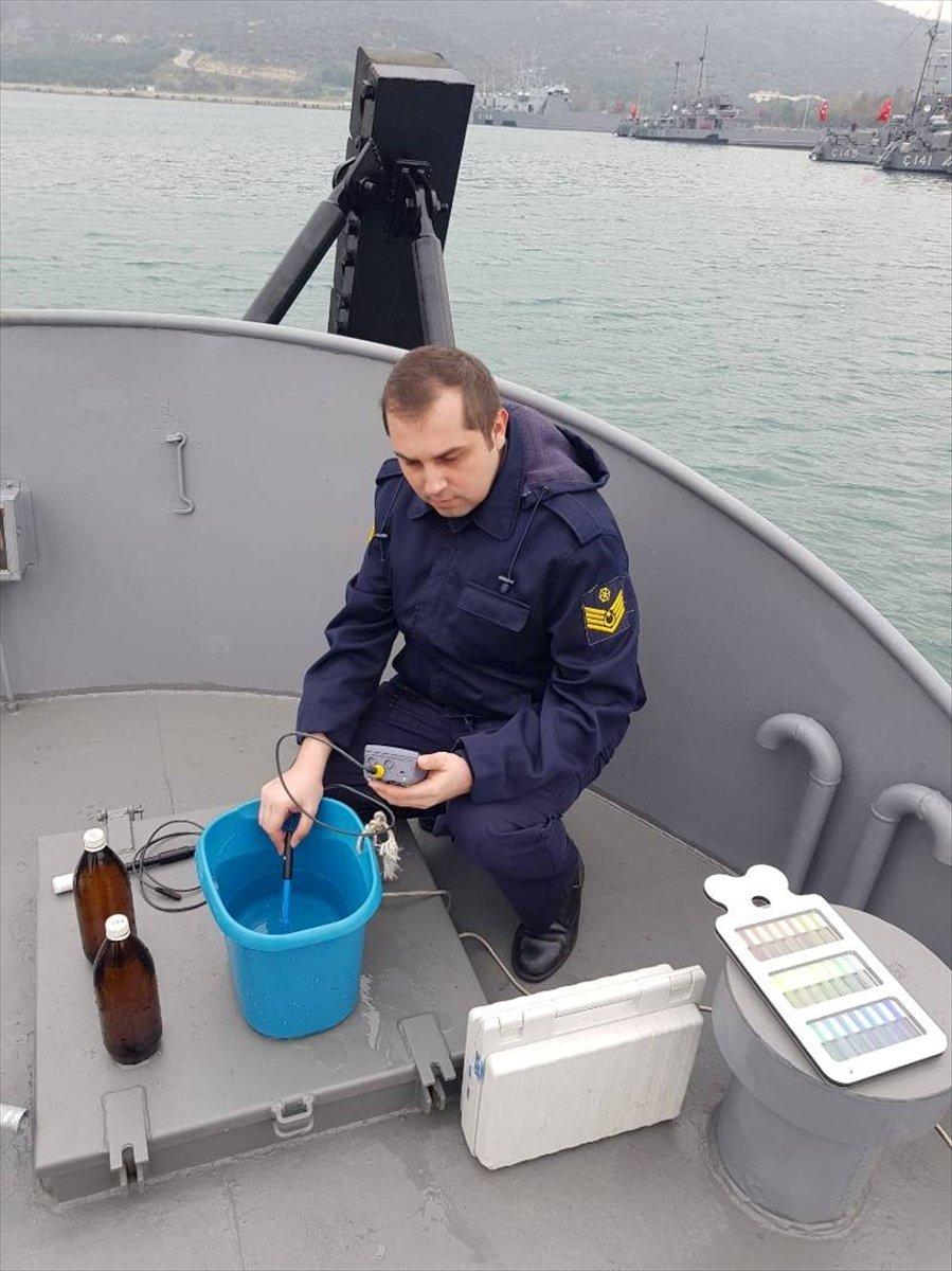 MSB Muğla, İzmir ve Balıkesir'de deniz sularının kirliliğini ölçtü