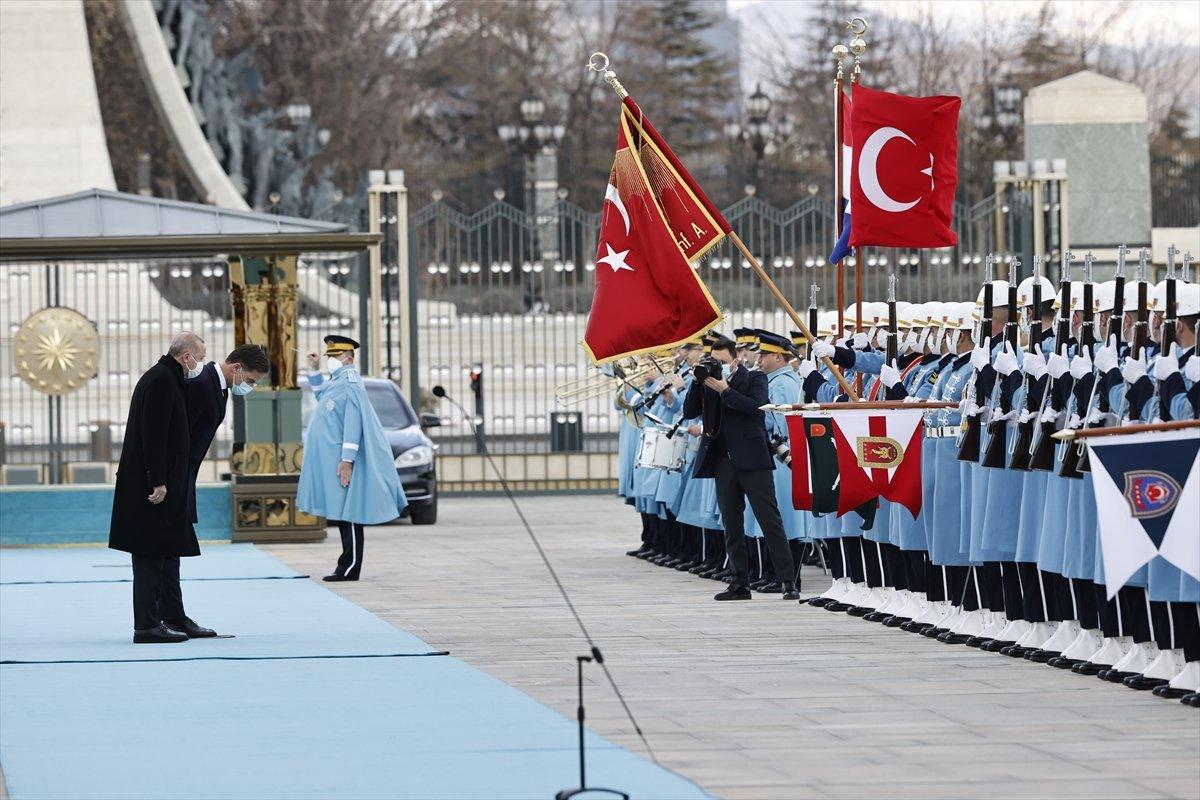 Hollanda Başbakanı Rutte, Ankara'da