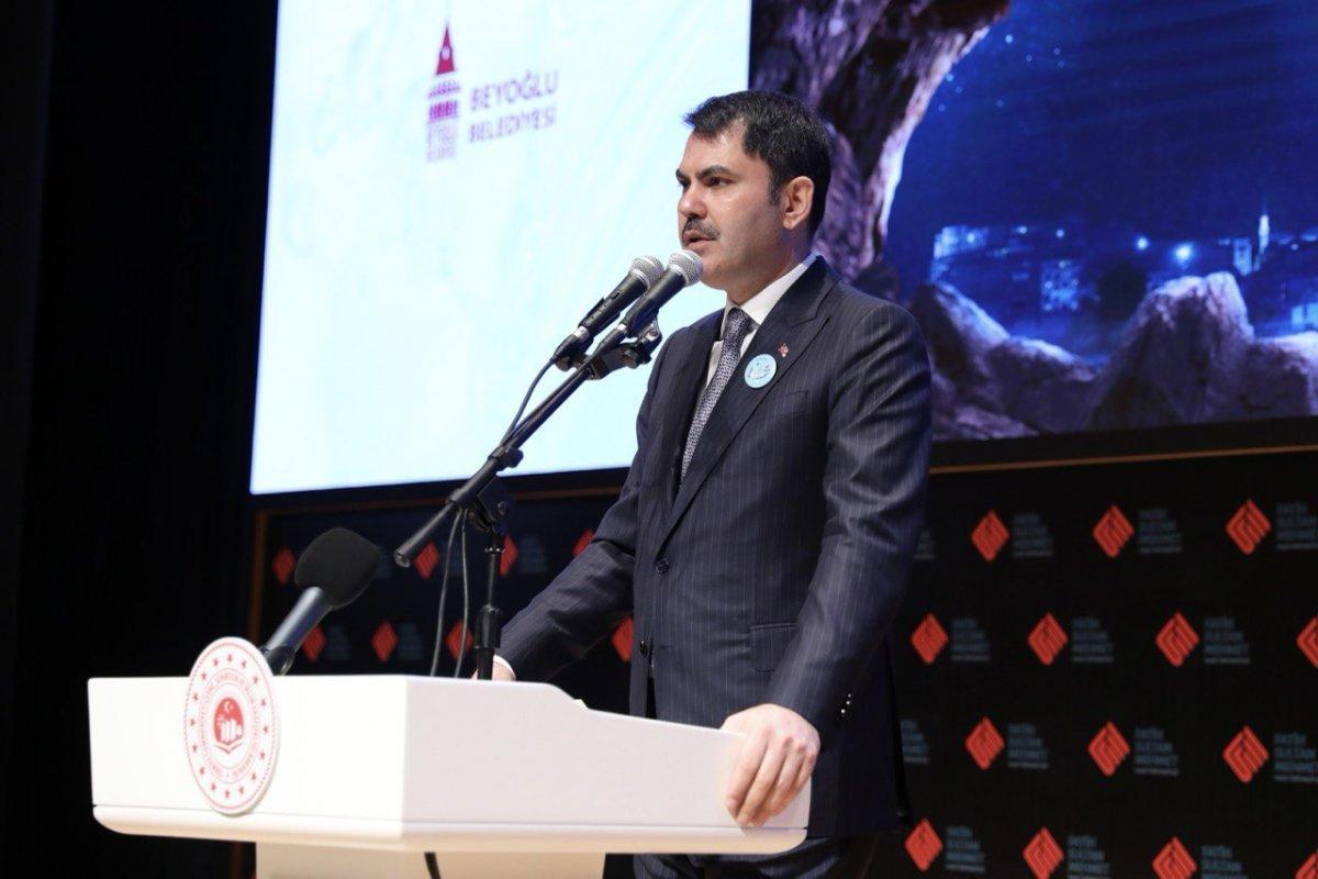 Murat Kurum, Su ve Sürdürülebilirlik İlk Çağrı Programı'na katıldı