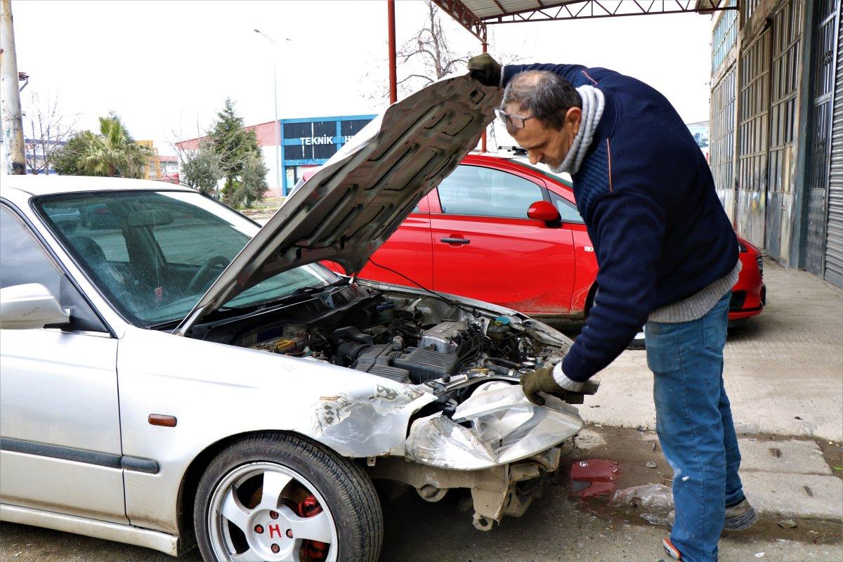 Kazaları beraberinde getiren kar yağışı sonrasında kaportacılarda yoğunluk