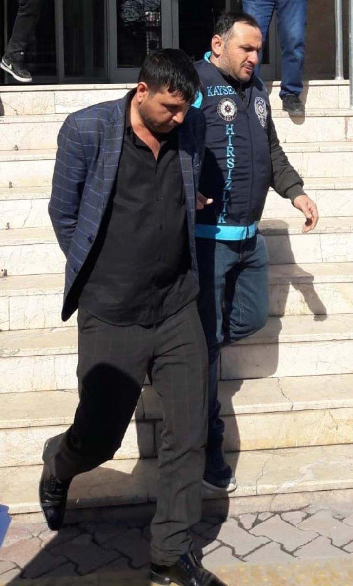 Kayseri’de, içinde 61 bin euro olan kasayı çalan şahıslar yakalandı