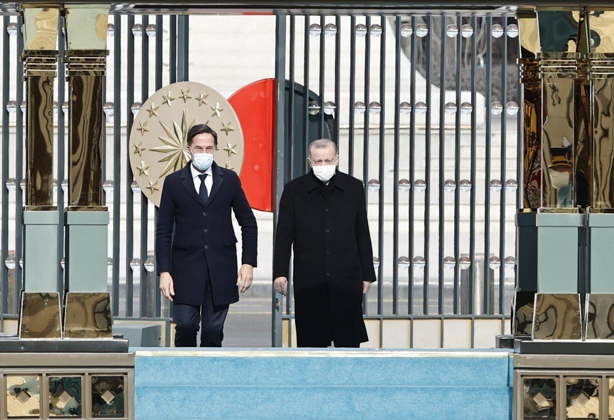 Hollanda Başbakanı Rutte, Ankara'da