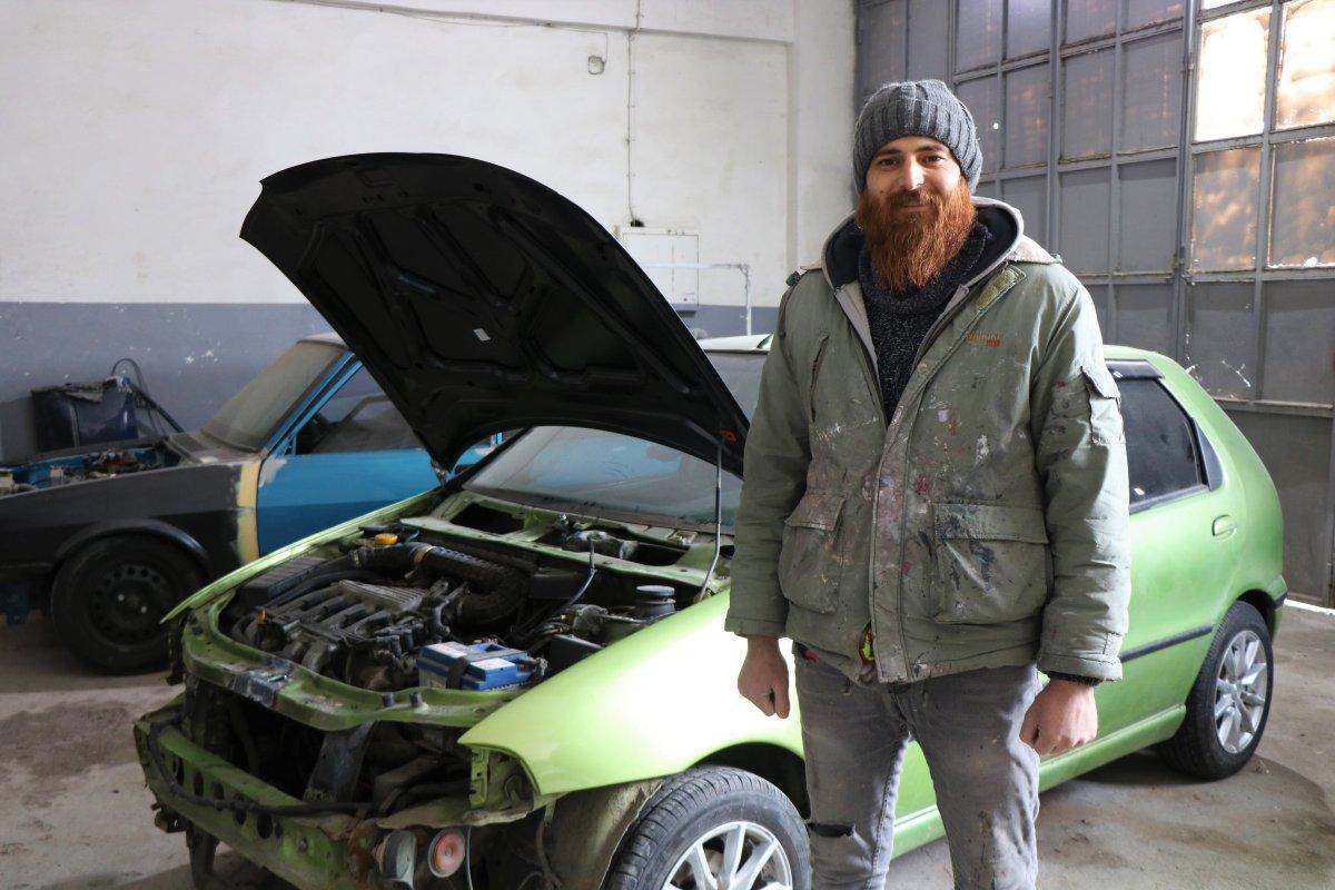 Kazaları beraberinde getiren kar yağışı sonrasında kaportacılarda yoğunluk