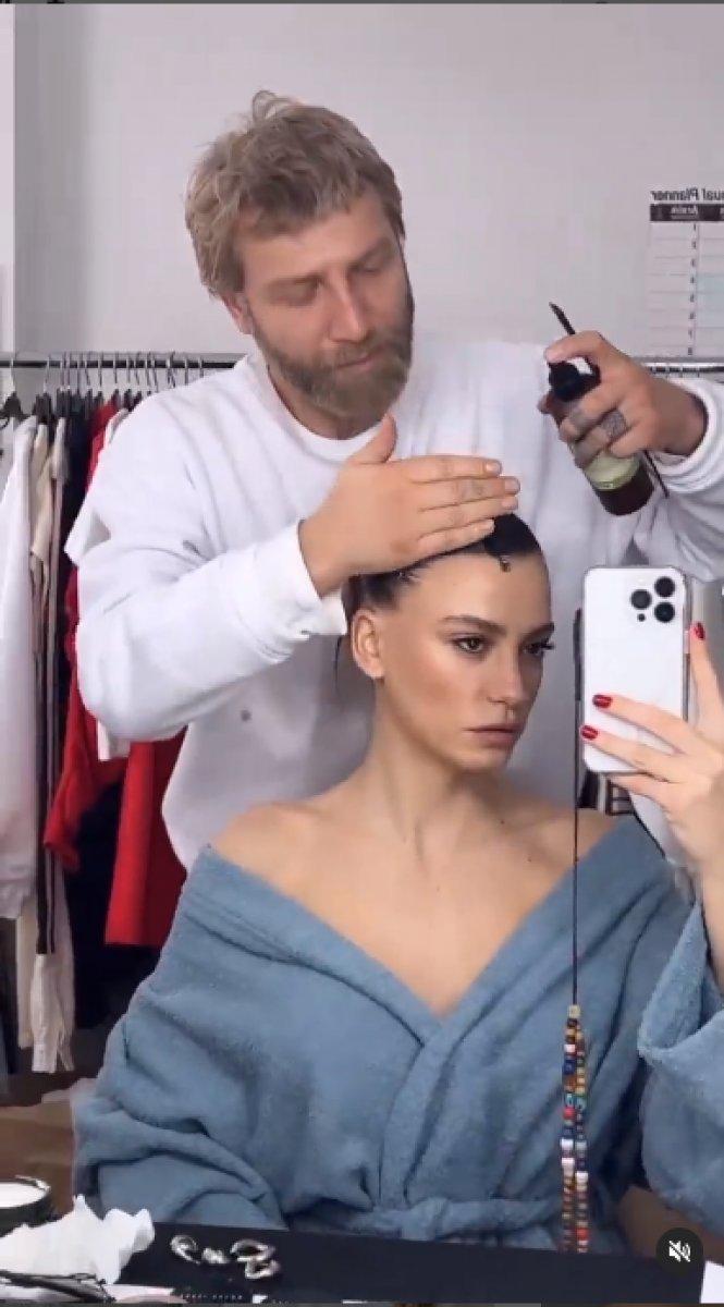 Serenay Sarıkaya'dan kulis paylaşımı