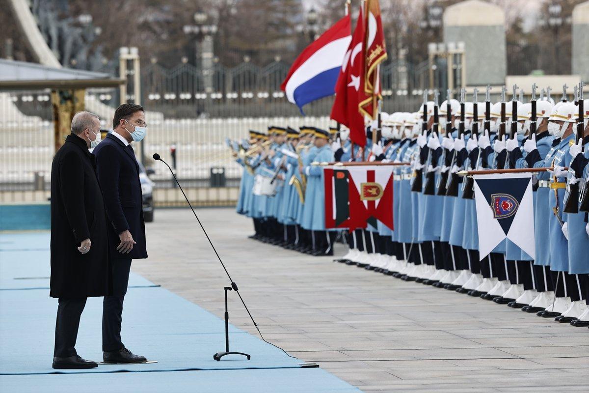 Hollanda Başbakanı Rutte, Ankara'da