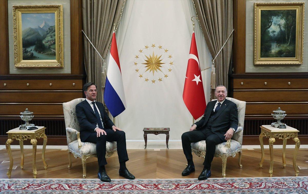 Hollanda Başbakanı Rutte, Ankara'da