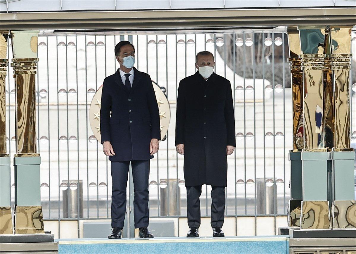 Hollanda Başbakanı Rutte, Ankara'da