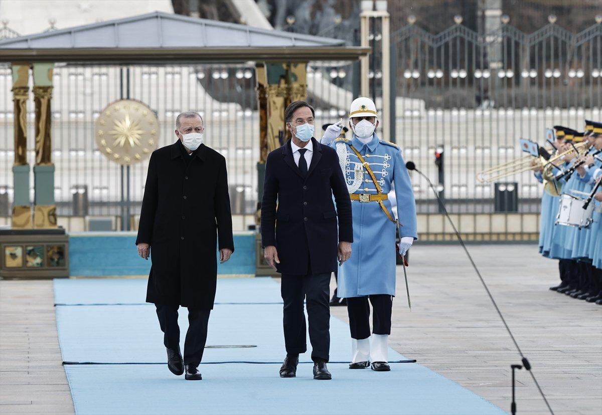Hollanda Başbakanı Rutte, Ankara'da