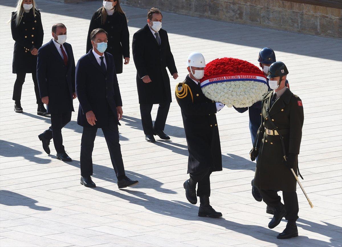 Hollanda Başbakanı Rutte, Ankara'da