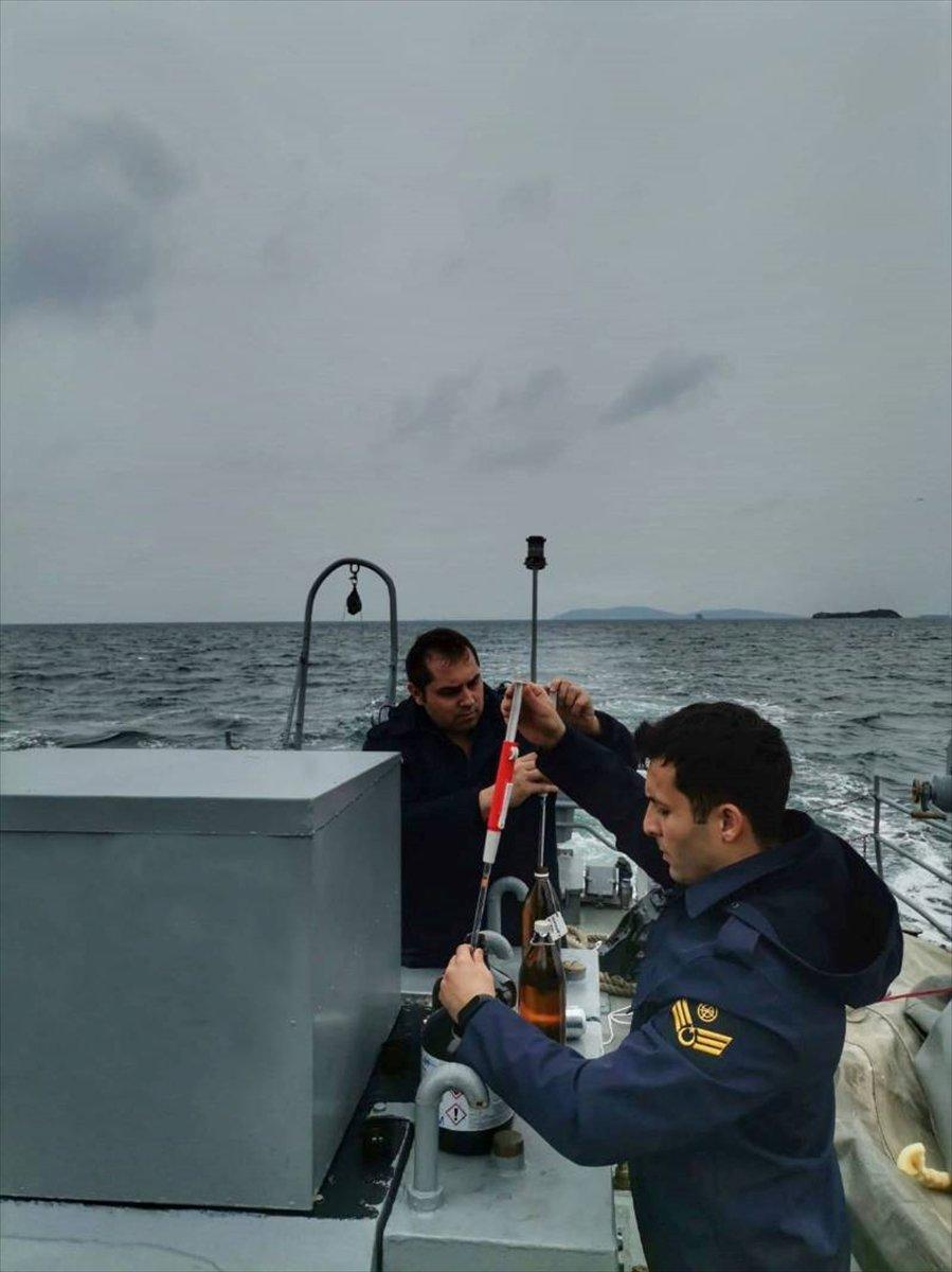 MSB Muğla, İzmir ve Balıkesir'de deniz sularının kirliliğini ölçtü