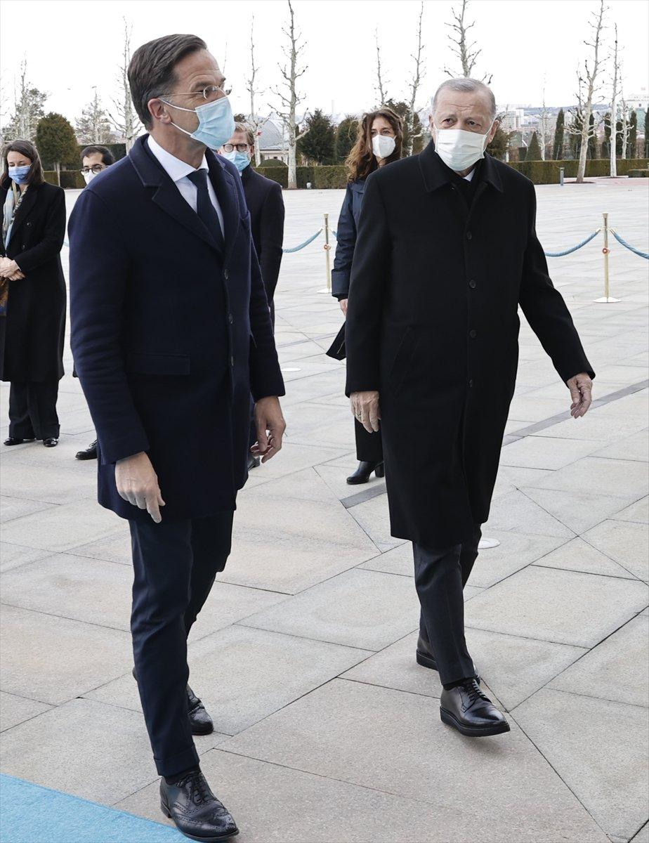 Hollanda Başbakanı Rutte, Ankara'da