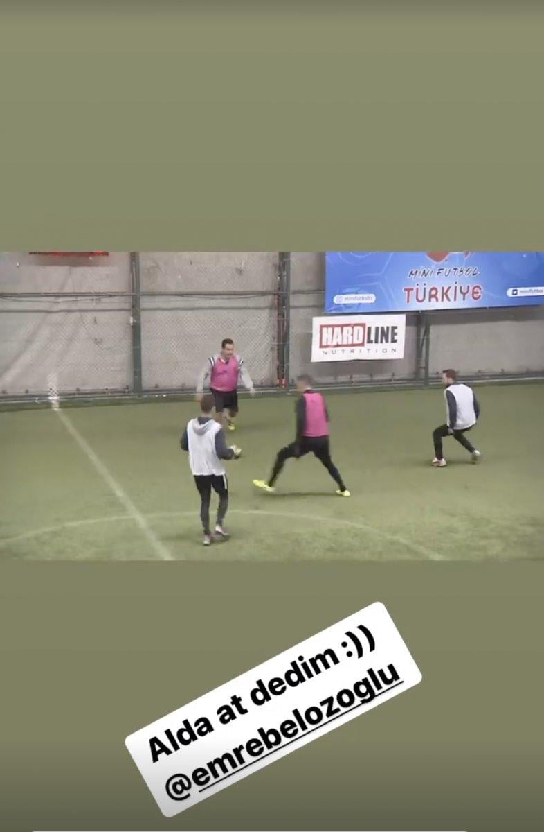 Emre Belözoğlu ile Acun Ilıcalı'dan halı saha şovu