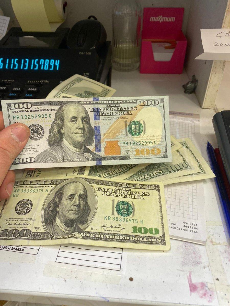 Bursa'da sahte dolar basan kalpazanlar, esnafı çileden çıkardı