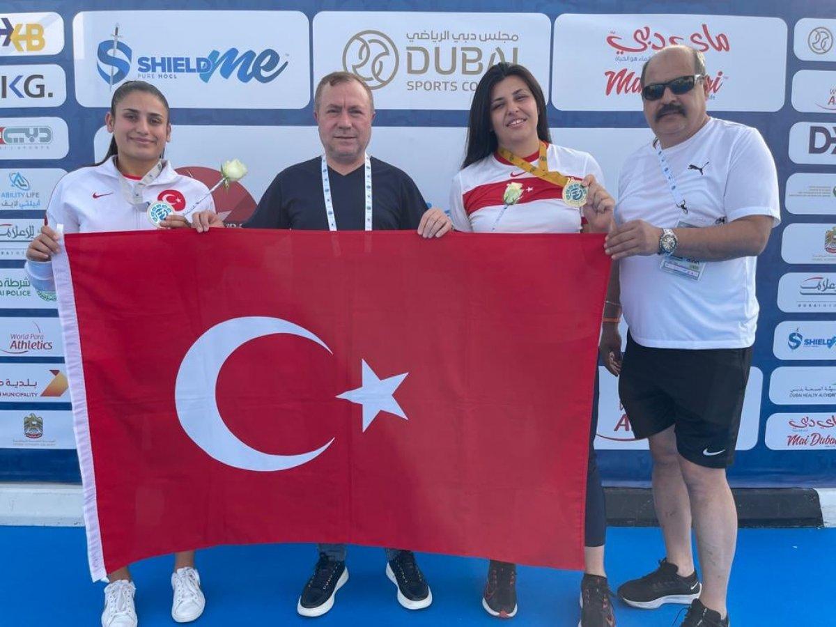 Özel sporcu Mihriban Korkmaz, Dubai'de altın madalya kazandı