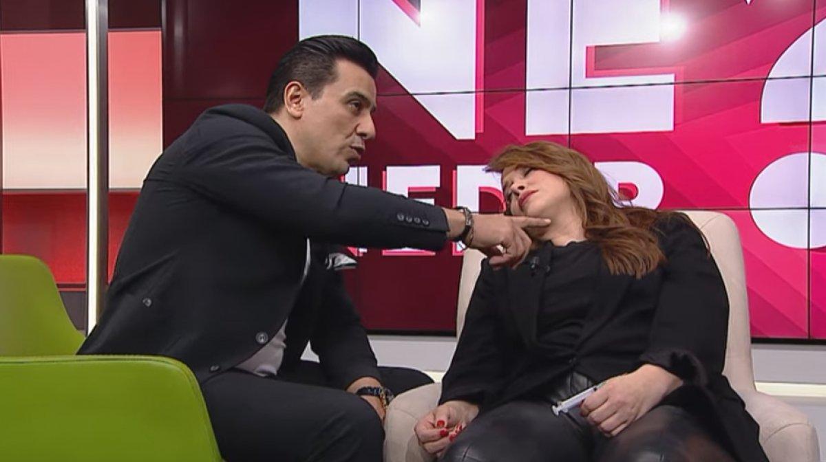 Nur Viral'i canlı yayında hipnoz edip eline iğne batırdılar