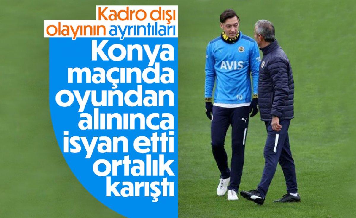 Fenerbahçe'de Mesut Özil ve Ozan Tufan kadro dışı bırakıldı
