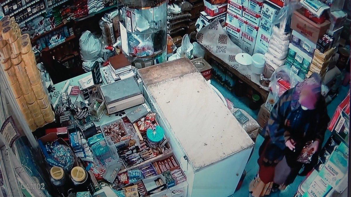 Adıyaman'daki çocuklu kadın, marketi soydu