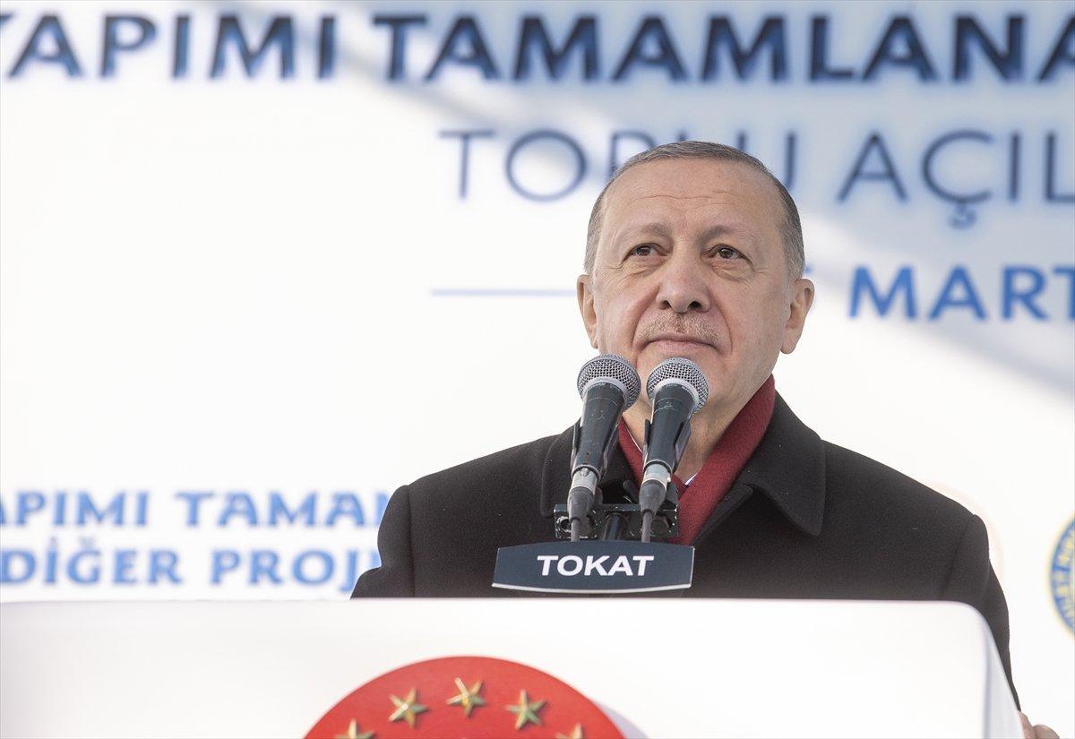 Cumhurbaşkanı Erdoğan'ın Tokat Havalimanı açılışı konuşması