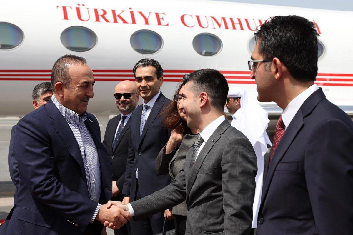 Mevlüt Çavuşoğlu Katar'da