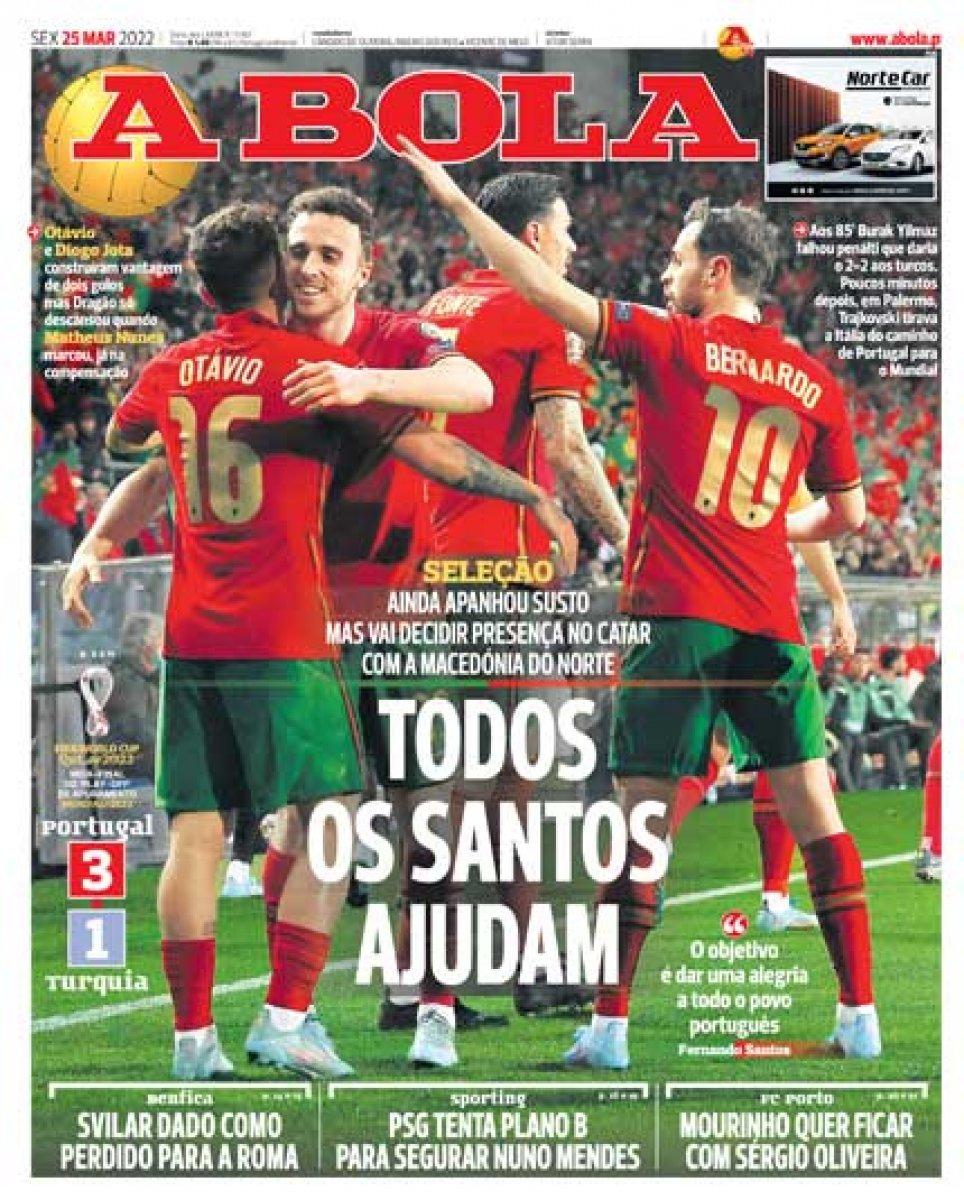 Portekiz basını: Bizi Tanrı kurtardı