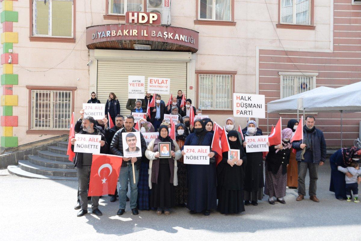 Evlat nöbetindeki aile sayısı 274 oldu