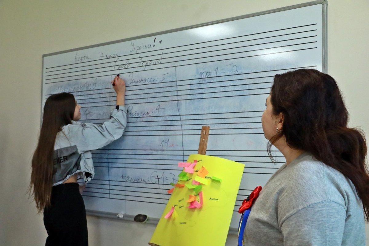 Savaş mağduru Ukraynalı çocuklar travmalarını çiziyor