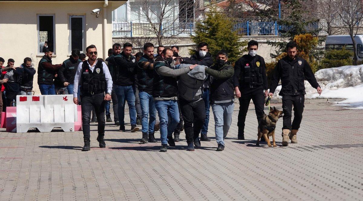 Yozgat’ta narkotik baskını: 9 gözaltı