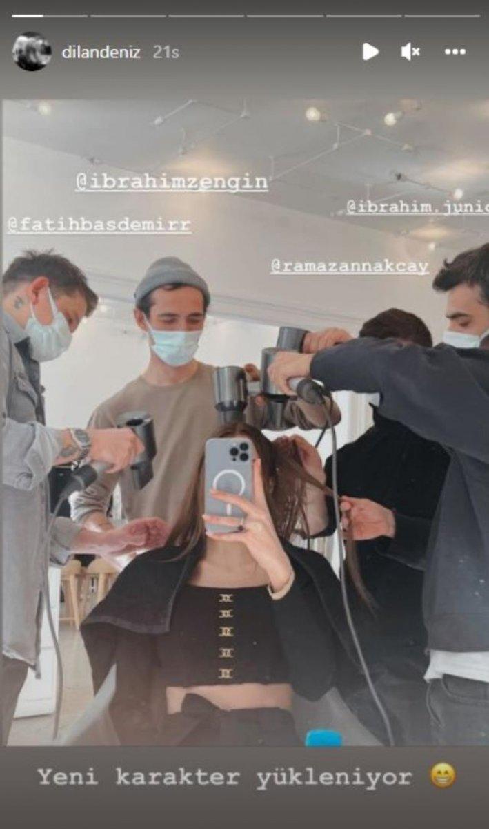 Dilan Çiçek Deniz, kumrala döndü