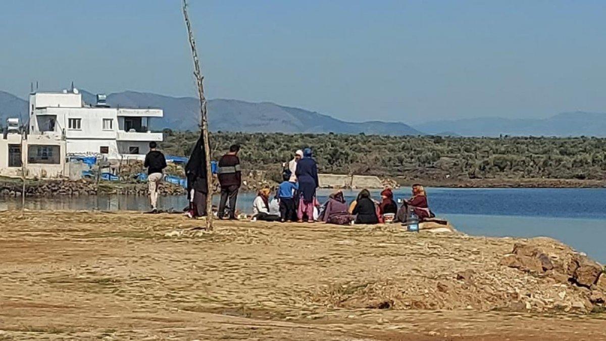Hatay Haydarlar Gölü piknikçilerin gözdesi oldu