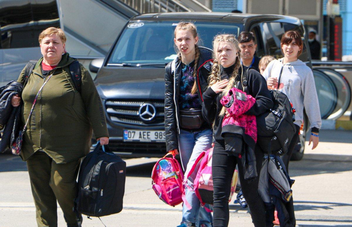 Ukraynalı yetim çocuklar Türkiye'ye geldi