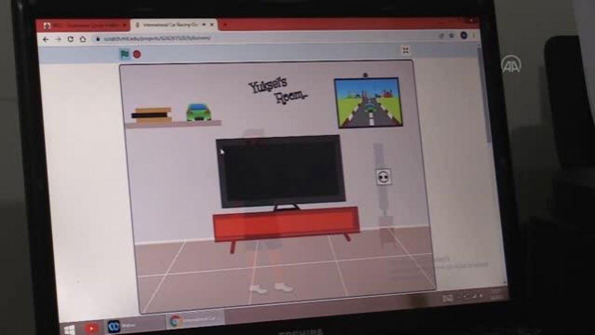 10 yaşındaki Yüksel, uluslararası kodlama yarışmasında birinci oldu