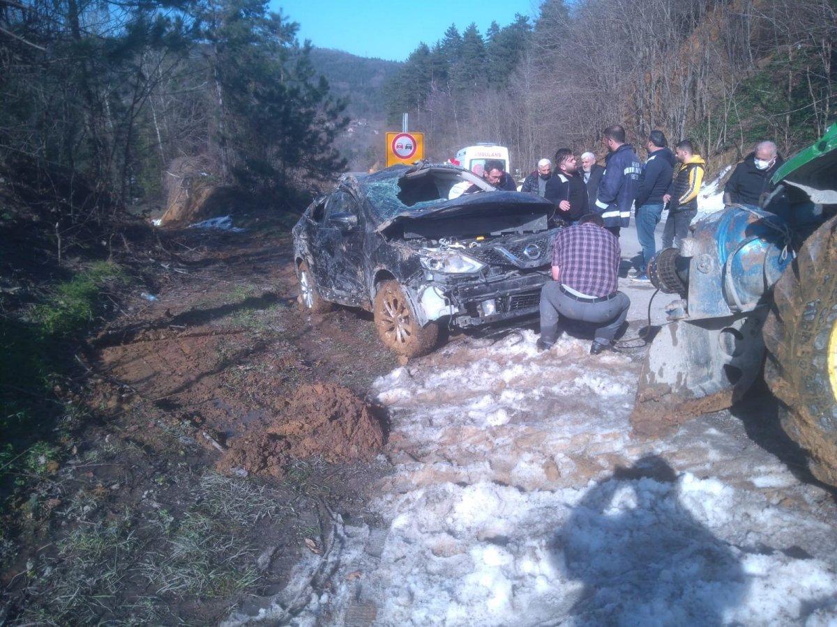 Kastamonu'da uçurumdan düşen araçtaki şehit annesi ve babası yaralandı